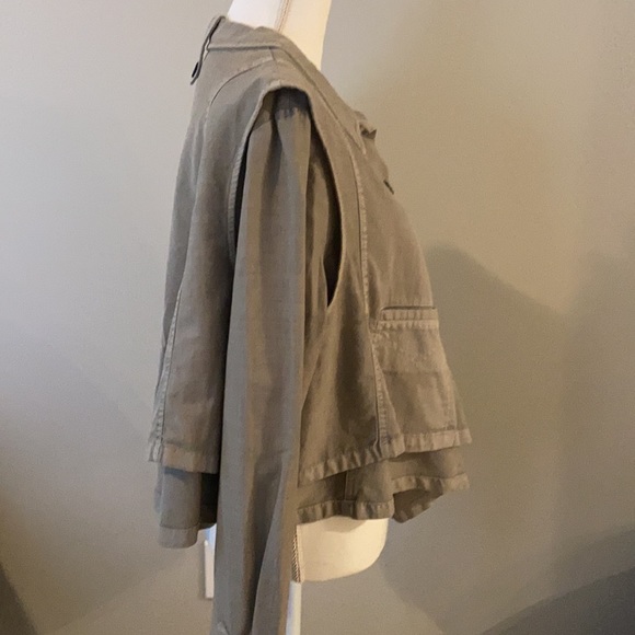 Anthropologie Hei Hei Renley Handkerchief Jacket Size Large - Picture 4 of 11